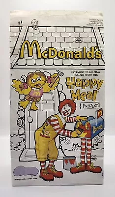 Vintage 2003 McDonalds Happy Meal Bag Mcdonald Characters • $11.99