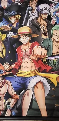 One Piece Monkey D. Luffy Anime Cast Fabric Art Tapestry Wall Decor  42  × 30  • $35