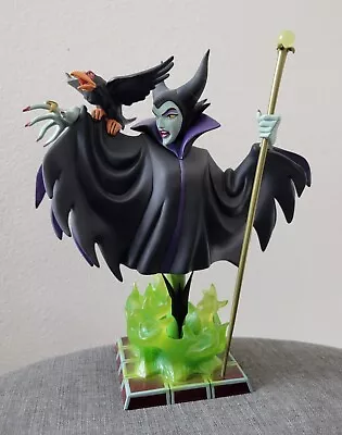 Disney Showcase Collection Maleficent Grand Jester Bust Sleeping Beauty Statue ! • $399.95