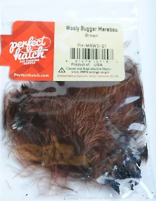 Perfect Hatch Wooly Bugger Marabou • $4.99