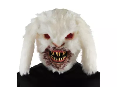 Easter Bunny Rabbit Mask Halloween Costume Scary Killer Rabid Haunt Prop Horror • $46.99