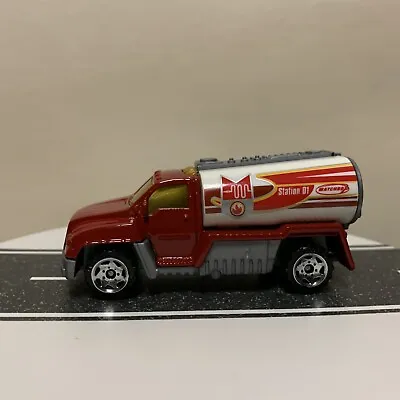 2003 Matchbox Water Tanker Truck Fire Department Station 01 Red & White - NM • $15.49
