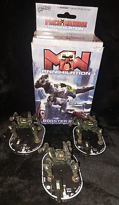 Mechwarrior STALKING SPIDER Lot Of 3 WizKids 2005  • $25