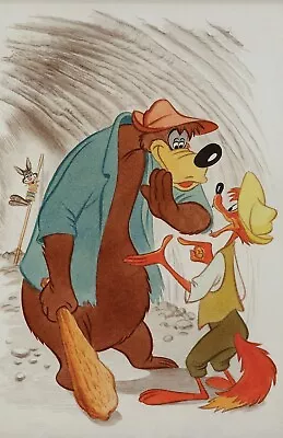$16.49 • Buy Song Of The South Brer Bear Fox Rabbit Storybook Print