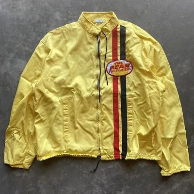 Vintage 70s FMC Bean Fire Fighters Patch Jacket Size L Read Description • $25
