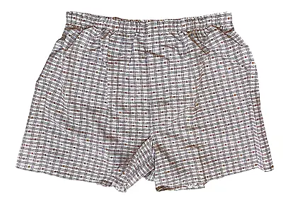 Vintage 60s 70's MONTGOMERY WARDS Men's Cotton / Polyester Boxer Shorts L 38-40 • $24.90