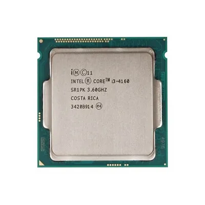 CPU Processor Desktop Intel Core I3 4160 LGA 1150 Dual Core 36 G Refurbished • $155.71