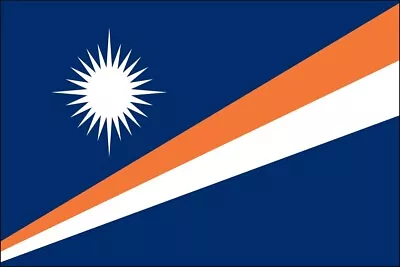 3x5 Foot (90x150 Cm) Marshall Islands Poly Indoor/Outdoor Flag With Two Grommets • $9.95