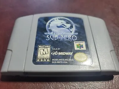 Mortal Kombat Mythologies: Sub-Zero Video Game For Nintendo N64 Console • $19.50