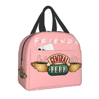 Men Women New Classic TV Show Central Perk Friends  Cooler Insulated Lunch Bag • £22.79