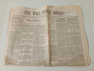 $5.99 • Buy Wall Street Journal Western Ed April 11 1977 Iran's Economy Suffers