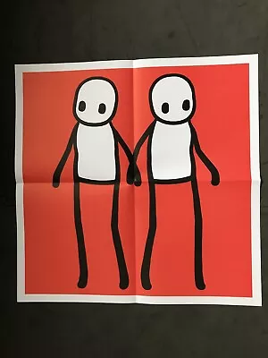 £90 • Buy STIK Holding Hands Print Red Beautiful Condition