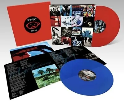 U2 - Achtung Baby 30th Anniversary Limited Edition #'d Red/Blue Vinyl 2LP NEW • $89