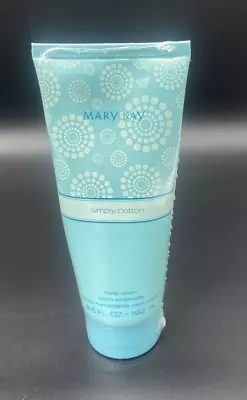 MARY KAY Simply Cotton BODY LOTION 6.5 Fl Oz FULL SIZE Tube SEALED • $9