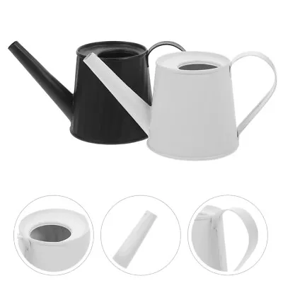  2pcs Household Watering Pot Small Metal Watering Can Large Capacity Water • £9.69