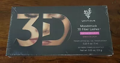 Younique Moodstruck 3D Fiber Lashes+ Eye Mascara Fortified W/Uplift New Sealed • $15