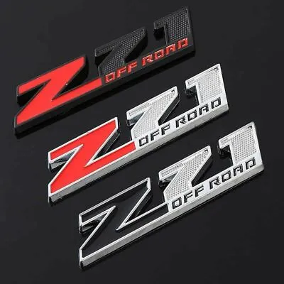 1X BRAND NEW Metal Z71 Off Road Front Grill Badge/ Trunk Emblem Fit All Cars • $13.59