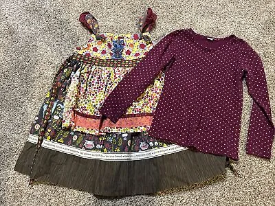Matilda Jane Knot Dress Vintage Character Counts Firefly Sz. 6 W/shirt • $24.99