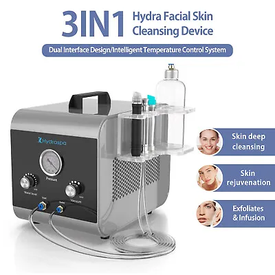 3in1 Hydra Spa Facial Machine Water Deep Cleansing Hydro Dermabrasion Equipment • $477.75