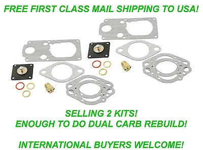 X2 Empi 2301 Kadron / Solex 40-44mm Carb Rebuild Kit Vw Dune Buggy Bug Ghia Baja • $94.95