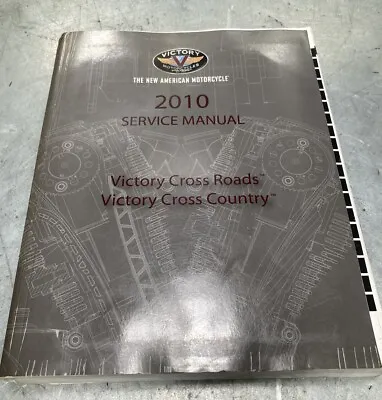 2010 Victory Cross Roads Cross Country Motorcycle Service Manual  9922647 • $74.95