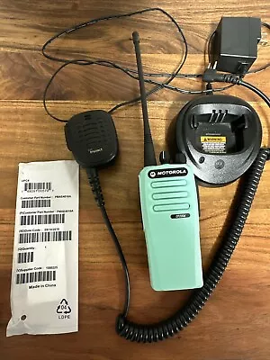 Green Refurbished AAH01QDC9JC2AN Motorola CP200d Radio UHF Digital W Accessories • $255