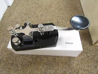 Straight Key Morse Code CW Ham Radio ~ Made In Japan NOS NIB • $19.95