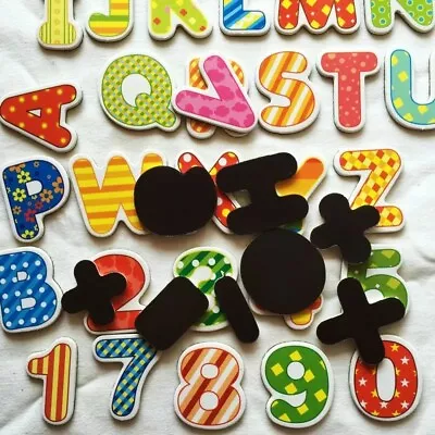 £11.99 • Buy 41pcs Magnetic Colourful Alphabet Letters Numbers Symbols Upper Case Kids