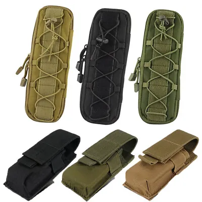 Tactical Molle Knife Sheath Pouch Flashlight Holder Holster EDC Multitool Pouch • $6.89