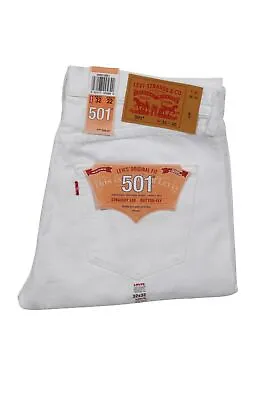 Levis 501 Original Fit Mens Jeans Straight Leg Levi's Button Fly 100% Cotton New • $58.92