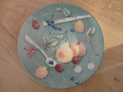 £6.99 • Buy RARE WEDGWOOD QUEENS WARE PLATE 'Fruit'