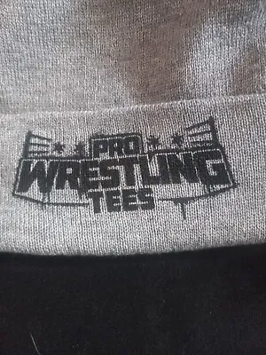 Pro Wrestling Tees Beanie Adult One Size Gray Knit Ski Snow WWE WWF NXT AEW ECW  • $8.99