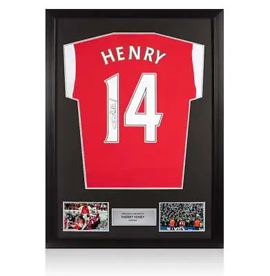 Framed Thierry Henry Signed Arsenal Shirt: Home 2021-22 Autograph Jersey • £514.99