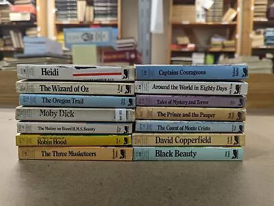 Lot Of 14 Moby Books Illustrated Classic Editions Vintage Mini Paperback Books • $49.95