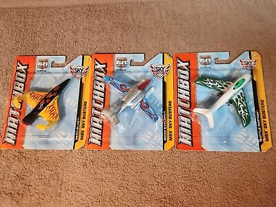 Matchbox Mbx Sky Busters  Set Of 3-aero Blast-snow Explorer-battle Raptor (2012) • $10