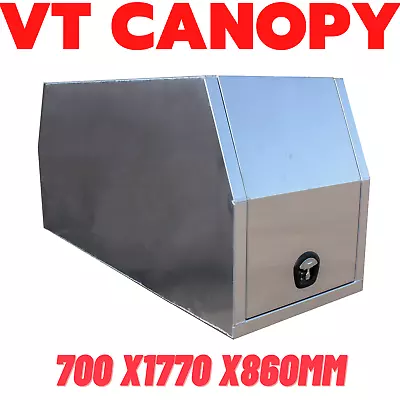 Aluminium Canopy Toolbox 700x1770x860mm Smoth Flat Plate UTE TRUCK 4WD Workmate • $850