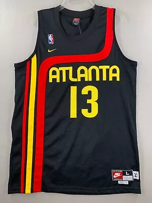 Glenn Robinson Atlanta Hawks Nike Swingman Jersey Men's Large 1974 NBA Vintage • $188.98