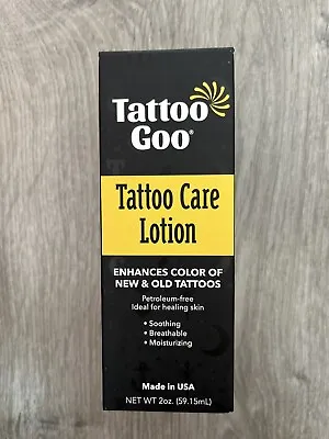 £7 • Buy Tattoo Goo Aftercare Lotion - 2oz 60ml - Healing + Protection - Fastest Delivery