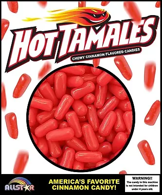 Hot Tamales Fierce Cinnamon Flavor Chewy Candy-bulk Bag Value-pick Your Craving! • $64