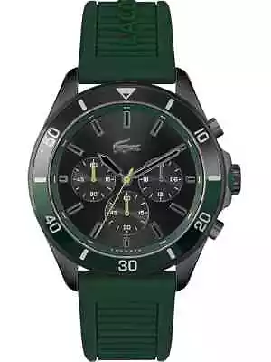 Lacoste Green Mens Chronograph Watch Tiebreaker 2011153 BRAND NEW! • £70.99