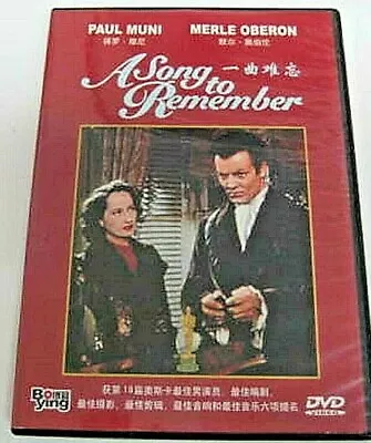 A Song To Remember 1945- (Import) DVD Paul Muni Merle Oberon (all In English) • $5.77