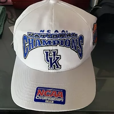 Vintage Snapback Hat Univ. Of Kentucky National Champions 1996 Cap • $25