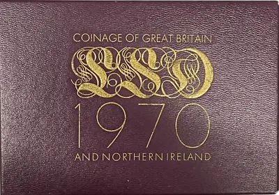 1970 Royal Mint Coinage Of Great Britain And Northern Ireland Proof Coin Set • £23.99