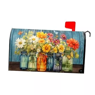 Farm Fresh Colorful Flowers Spring Mailbox Covers 25.5x21 Inch Flowers231212 • $39.18