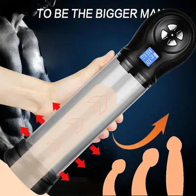 Water Bathmate Masturbator Penis Pump Enlargement Vacuum Pump Erection Extender • $54.99