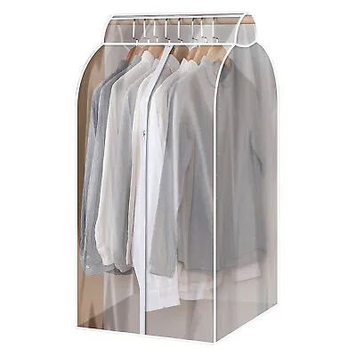 Clothes Garment Dust Cover Storage Protector Suit Dress Wardrobe Coat Hanger Bag • $8.99