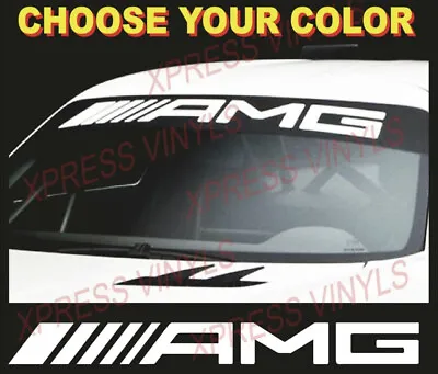 AMG Mercedes Benz Windshield Vinyl Decal Window Vehicle Sticker • $14.95