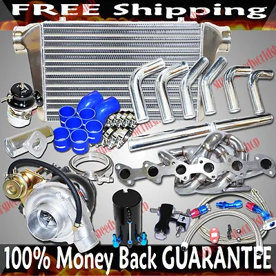 Turbo Kits W/SS Manifold For BMW M3 323 325 328 E30 I6 SOHC T3  M20 2.5L/2.7L • $750