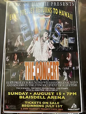 🔴 ELVIS PRESLEY Returns To Hawaii ELVIS The Concert! Sunday August 15th Poster • $20