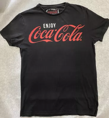 Coca Cola T Shirt Black Size Medium Chest Print. • £7.50